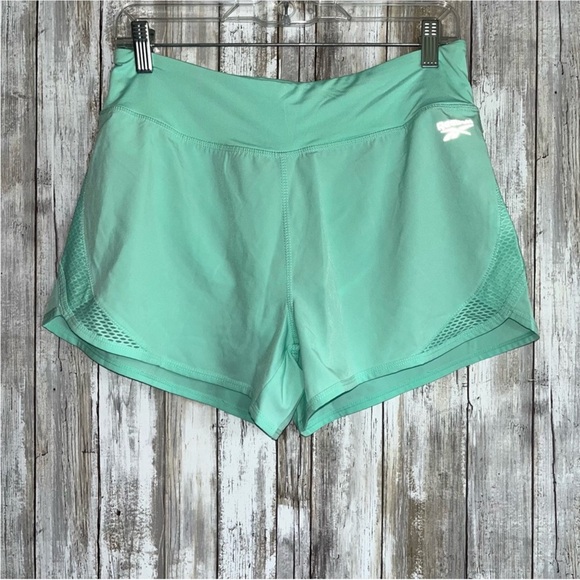 Reebok Pants - Reebok Light Blue Green Shorts